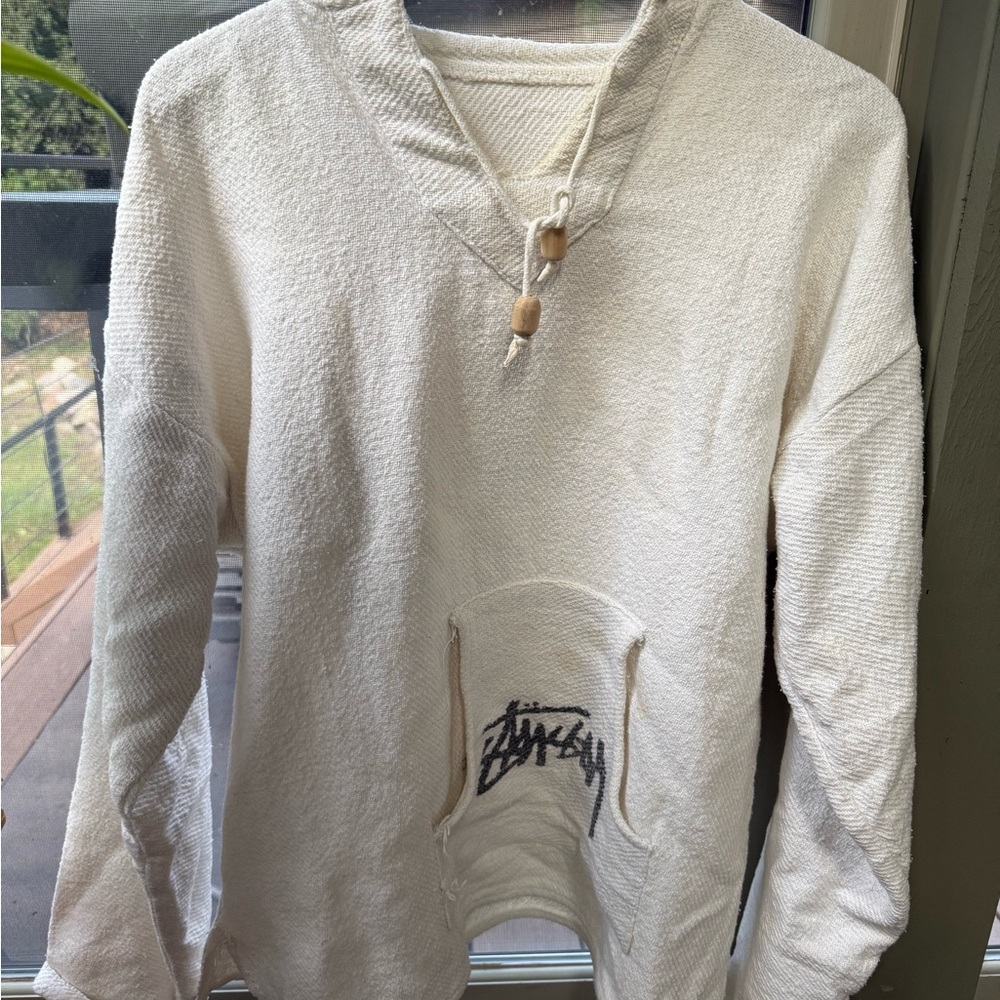 Stussy Off-White Textured Pullover